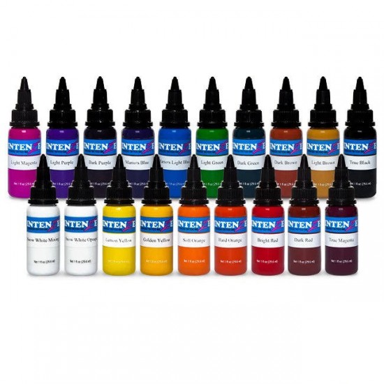 intenze Tattoo İnk 19 Color Set 30 ML