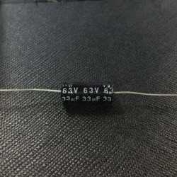 Dövme Makinesi Bobinli 33uF 63v Axial Kapasitör