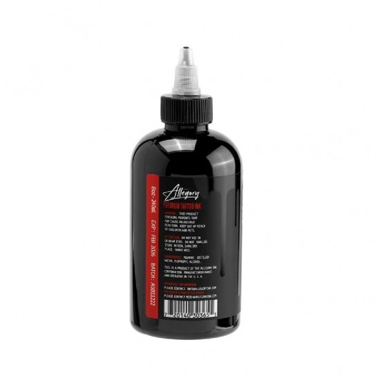 Allegory Premium Tattoo Ink - Ultra Blak 8oz/240 ML