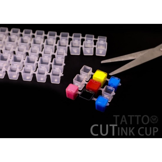 Clear Tattoo Modul Cut Ink Cap