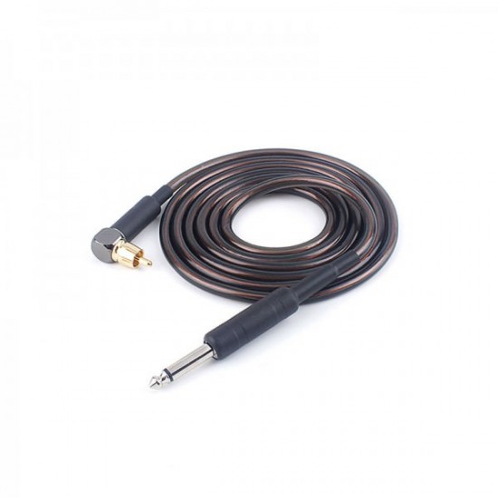 EZ CCB-CBLK Rca Clip Cord Coffee Black Rca