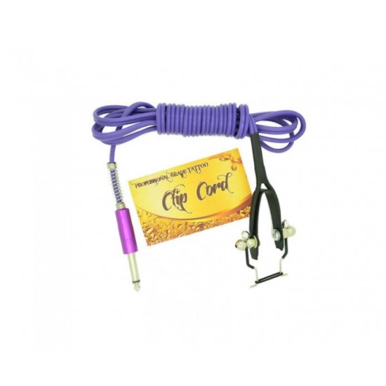 Premium Kalite Silikon Clipcord Mor