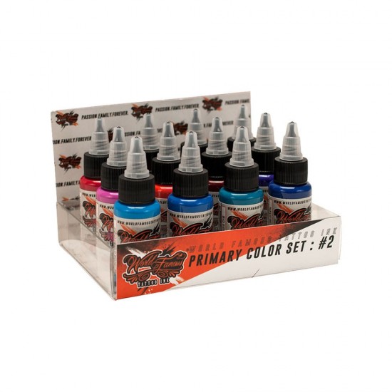 World Famous Primary Set #2 12 Color 30 ML