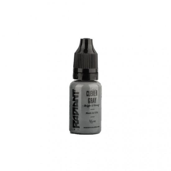 Clever Gray - Radiant Dövme Boyası 0.5oz/15ml