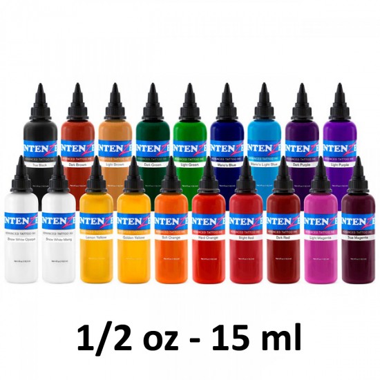 intenze Tattoo İnk 19 Color Set 15 ML