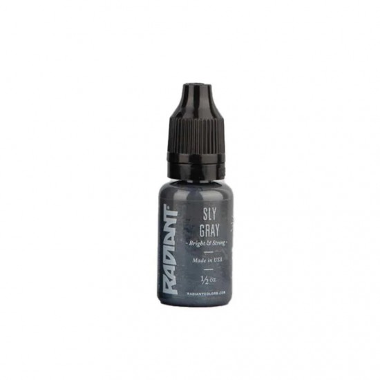 Sly Gray - Radiant Dövme Boyası 0.5oz/15ml