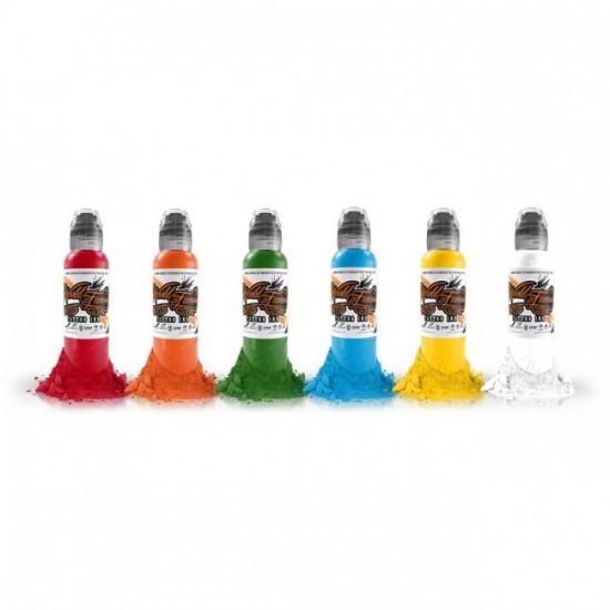 World Famous Simple Color Ink Set 6 x 30ml